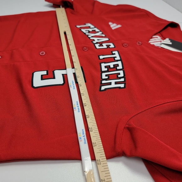 Adidas Texas Tech University Patrick Mahomes Baseball Jersey JP3739 Men Sz M New - Picture 6 of 9